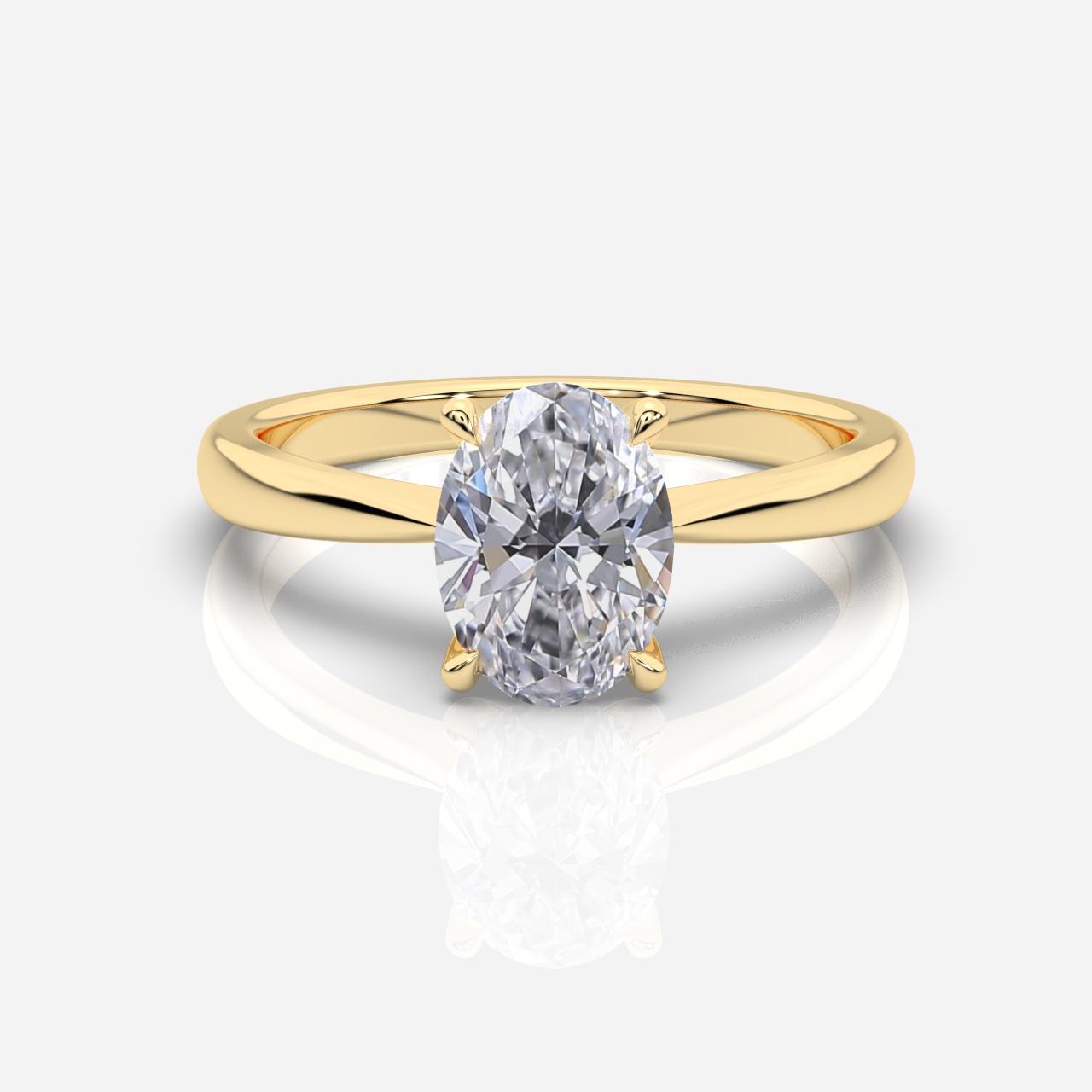 Ava Solitaire Oval